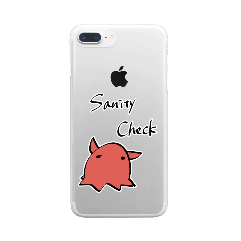 シャケのメンダコのニートちゃん　SC Clear Smartphone Case