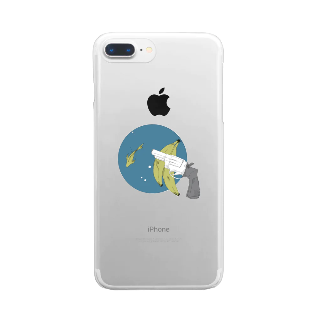 あおいのバナナフィッシュ　BANANAFISH Clear Smartphone Case