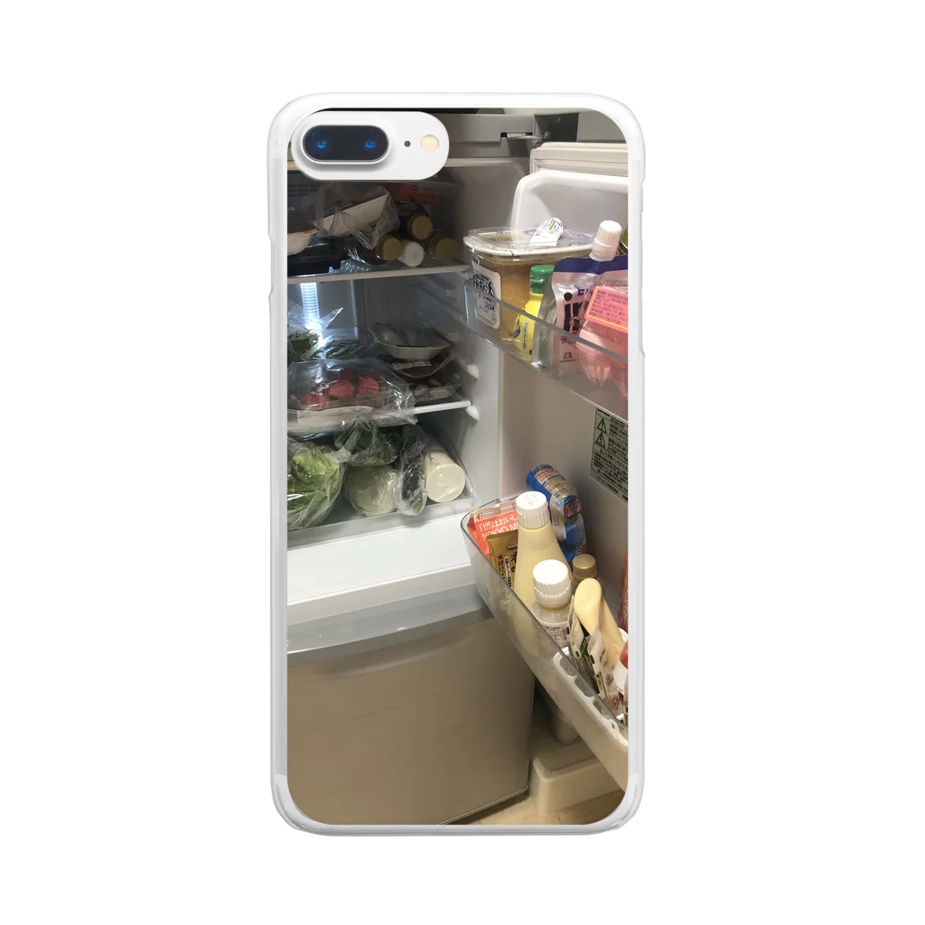 emari_のハッピー冷蔵庫 Clear Smartphone Case