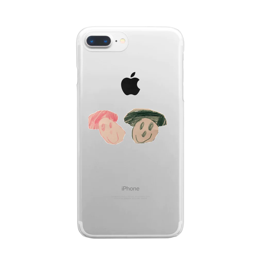 pontsuのるりちゃんとやっしゅ Clear Smartphone Case