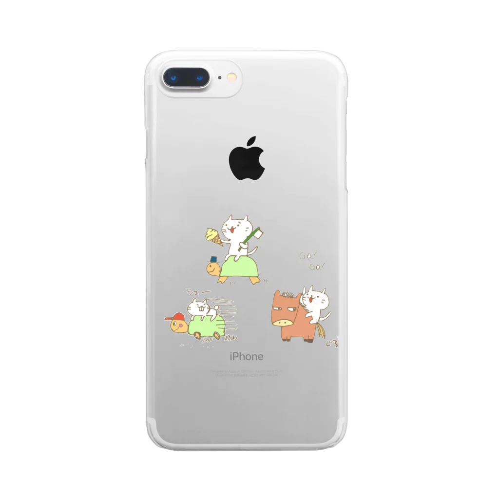 Hello Happy Catの遠足GO GO！ Clear Smartphone Case