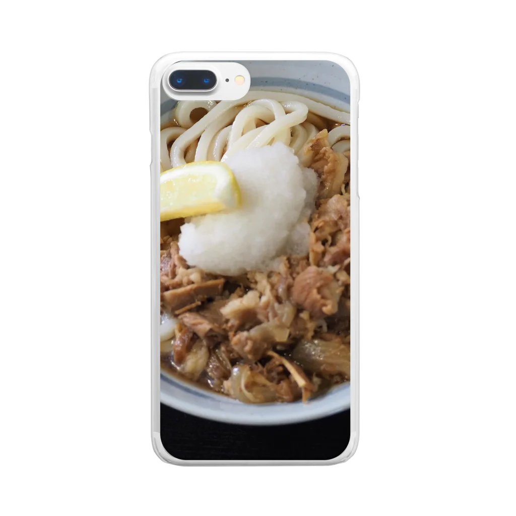 MATSUMOの早くうどんが食べたいよコロナ.... Clear Smartphone Case