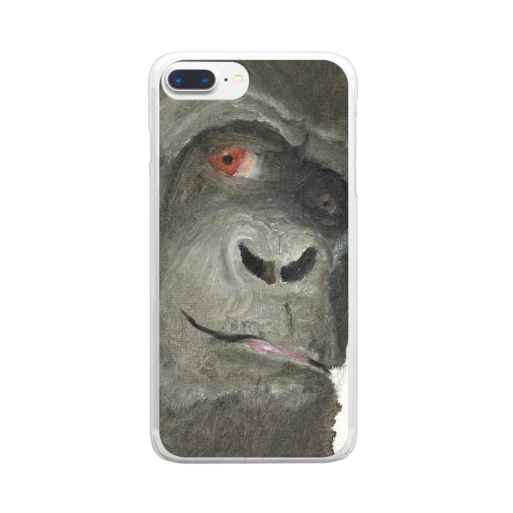 gorilla-projectのごりおくん Clear Smartphone Case