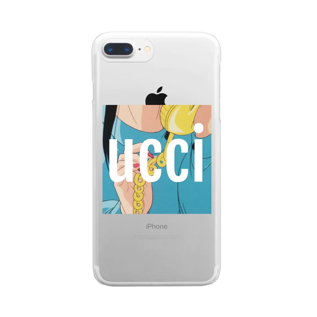 ucci®︎の80s animation Clear Smartphone Case