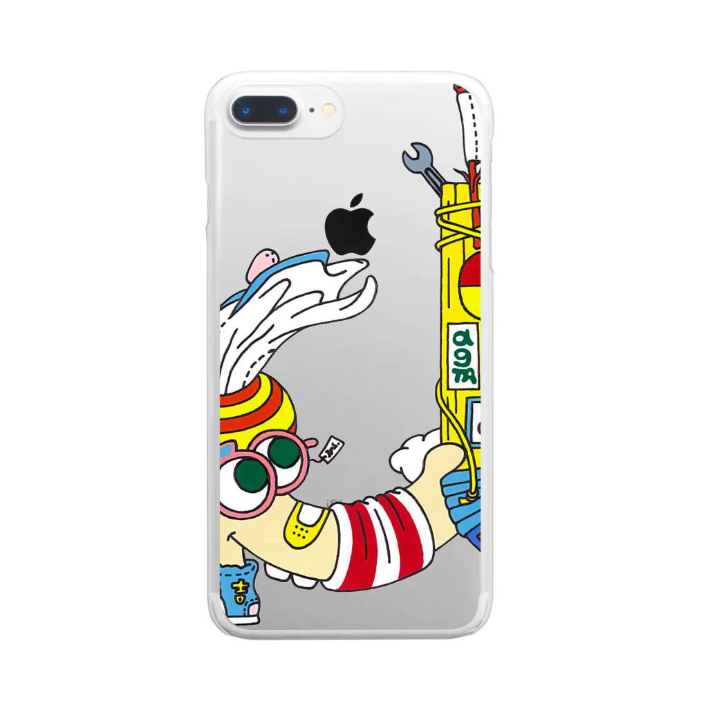 ゐみゐ商店のあくたくん Clear Smartphone Case