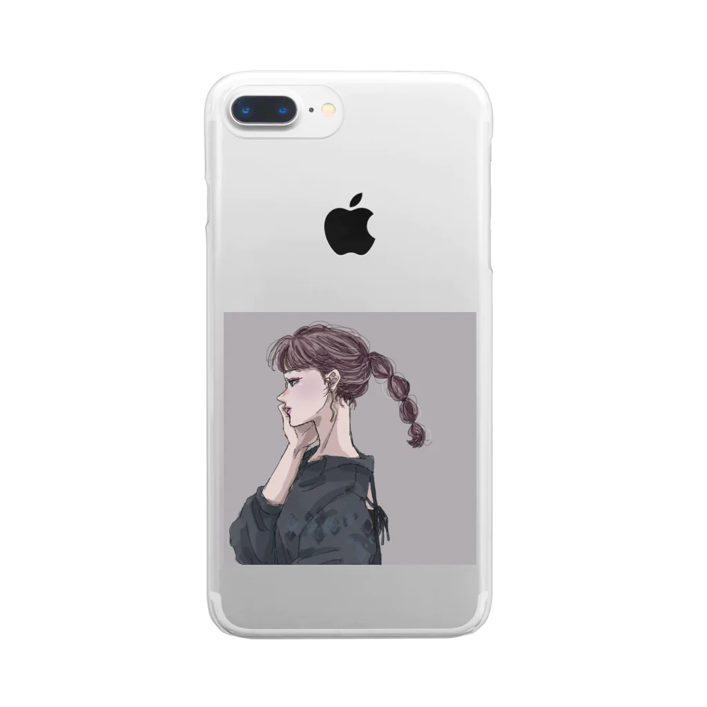 NINONのGirl2 Clear Smartphone Case