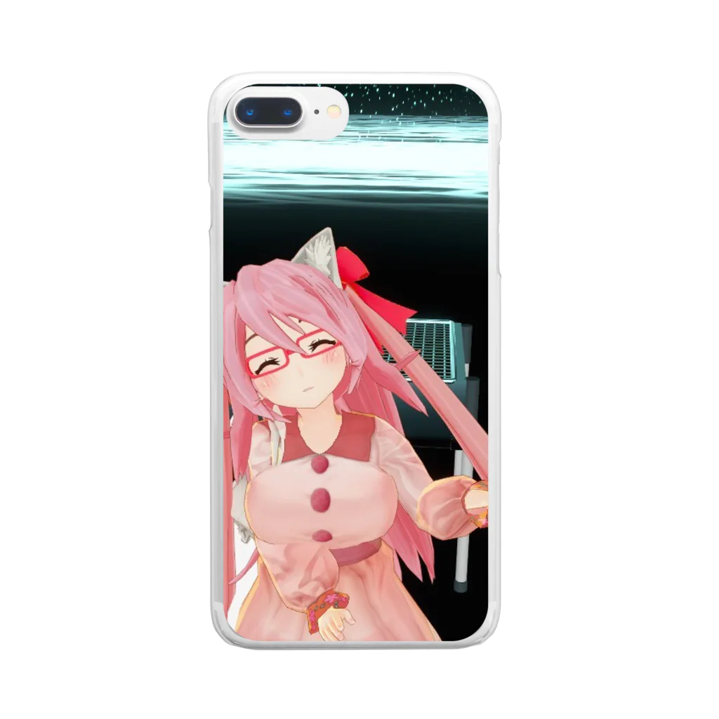 バーチャル推し侍響心vliverのバーチャル推し侍響心 スマホケース Clear Smartphone Case