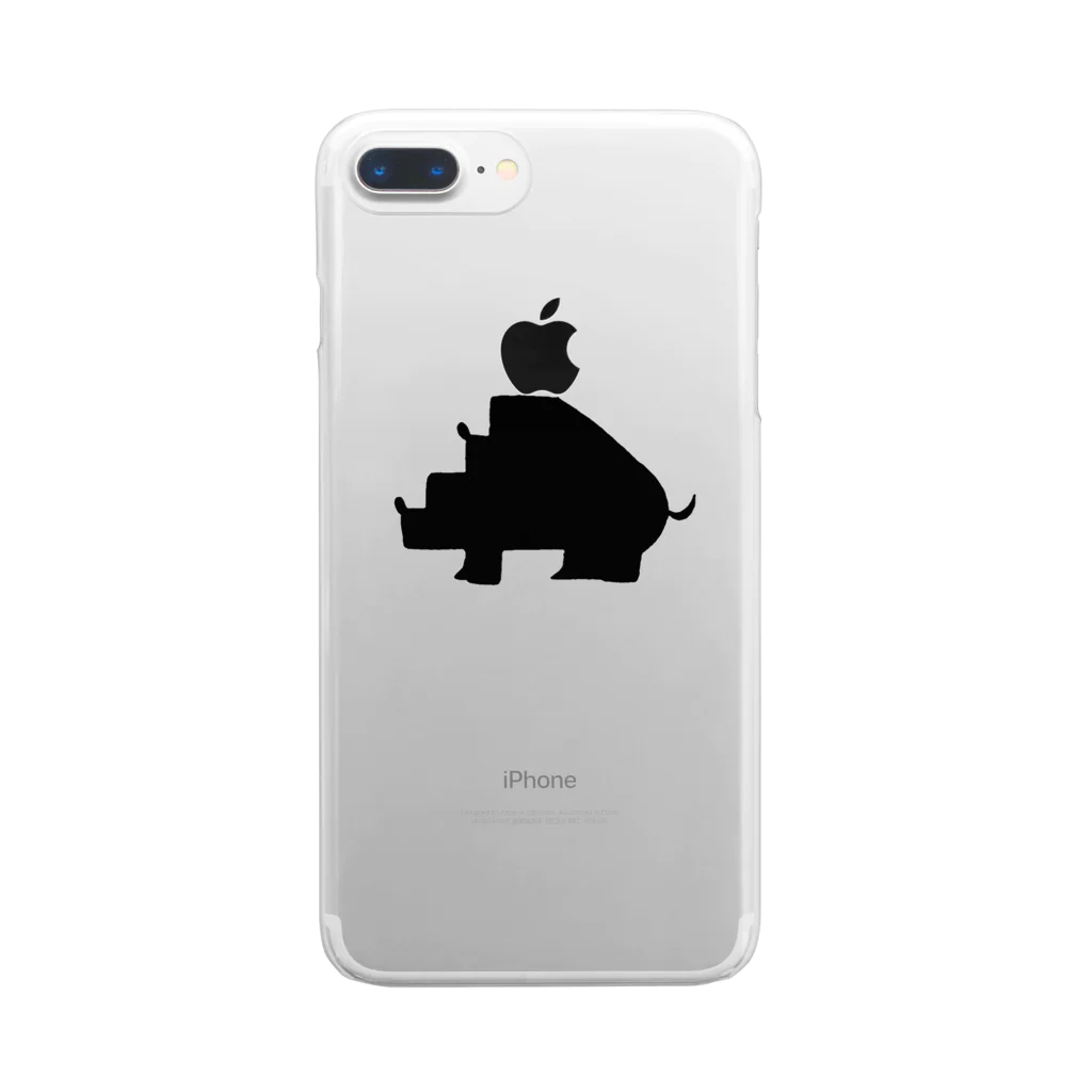 Animals MatingのAnimals  Mating(動物達の交尾) Clear Smartphone Case