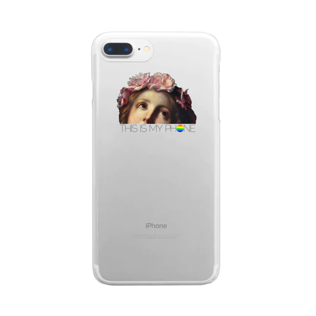 HANDSOMEの天使_美少女1204 Clear Smartphone Case