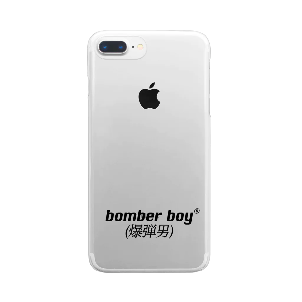 bomber boyのbomber boy クリアスマホケース