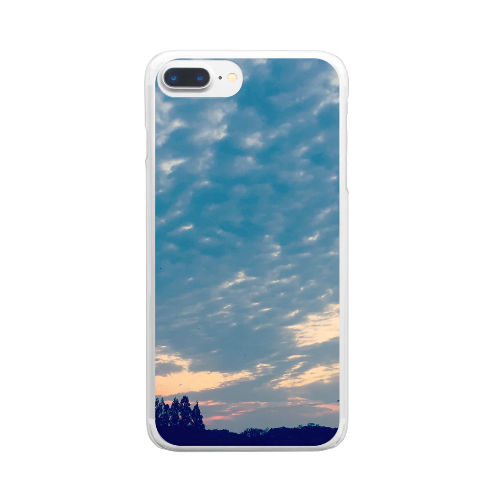 かんもくの声のblue_sky Clear Smartphone Case