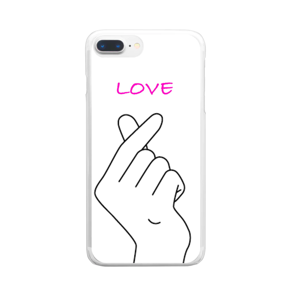 Retrograde EdgeのLove Clear Smartphone Case