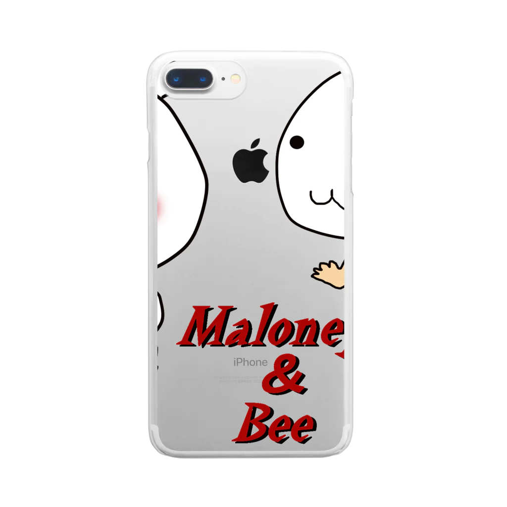 Maloney,s ShrimpのMaloney & Bee Clear Smartphone Case