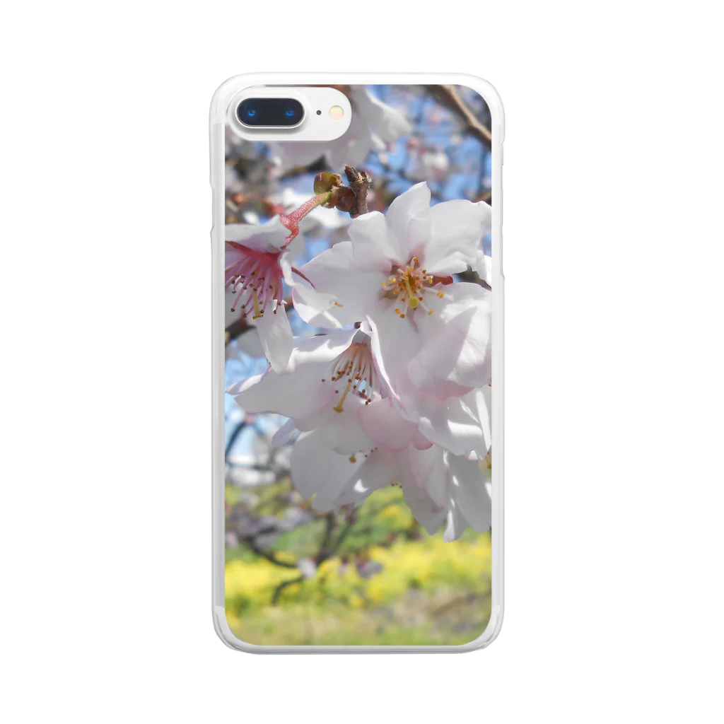 TEMi SHOPの桜sakura Clear Smartphone Case