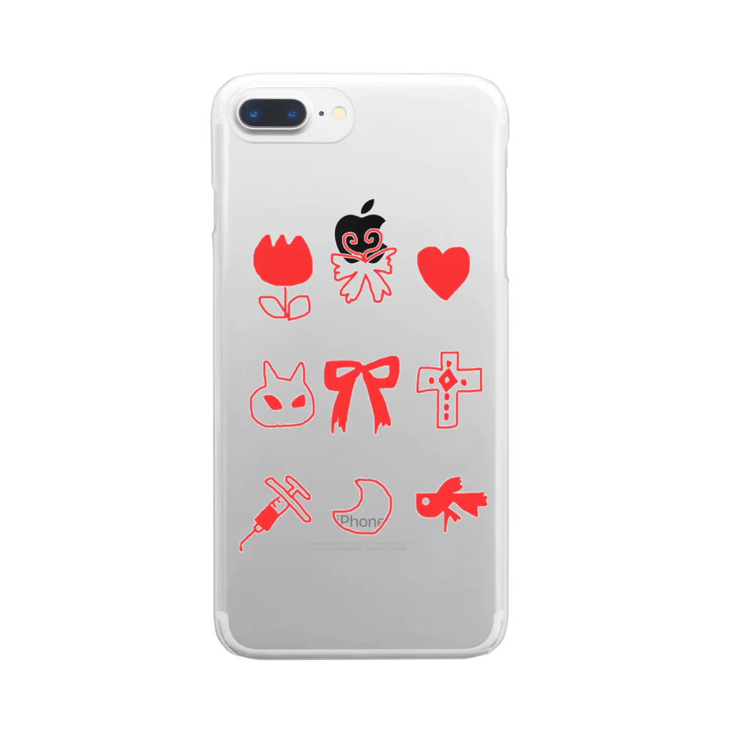 Lunaの女の子 Clear Smartphone Case