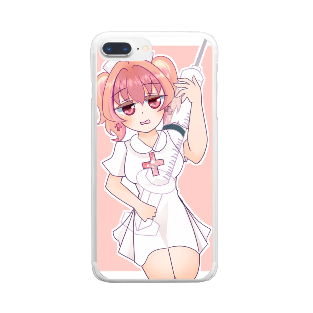 鮫ちゃんのナースのお姉さん Clear Smartphone Case