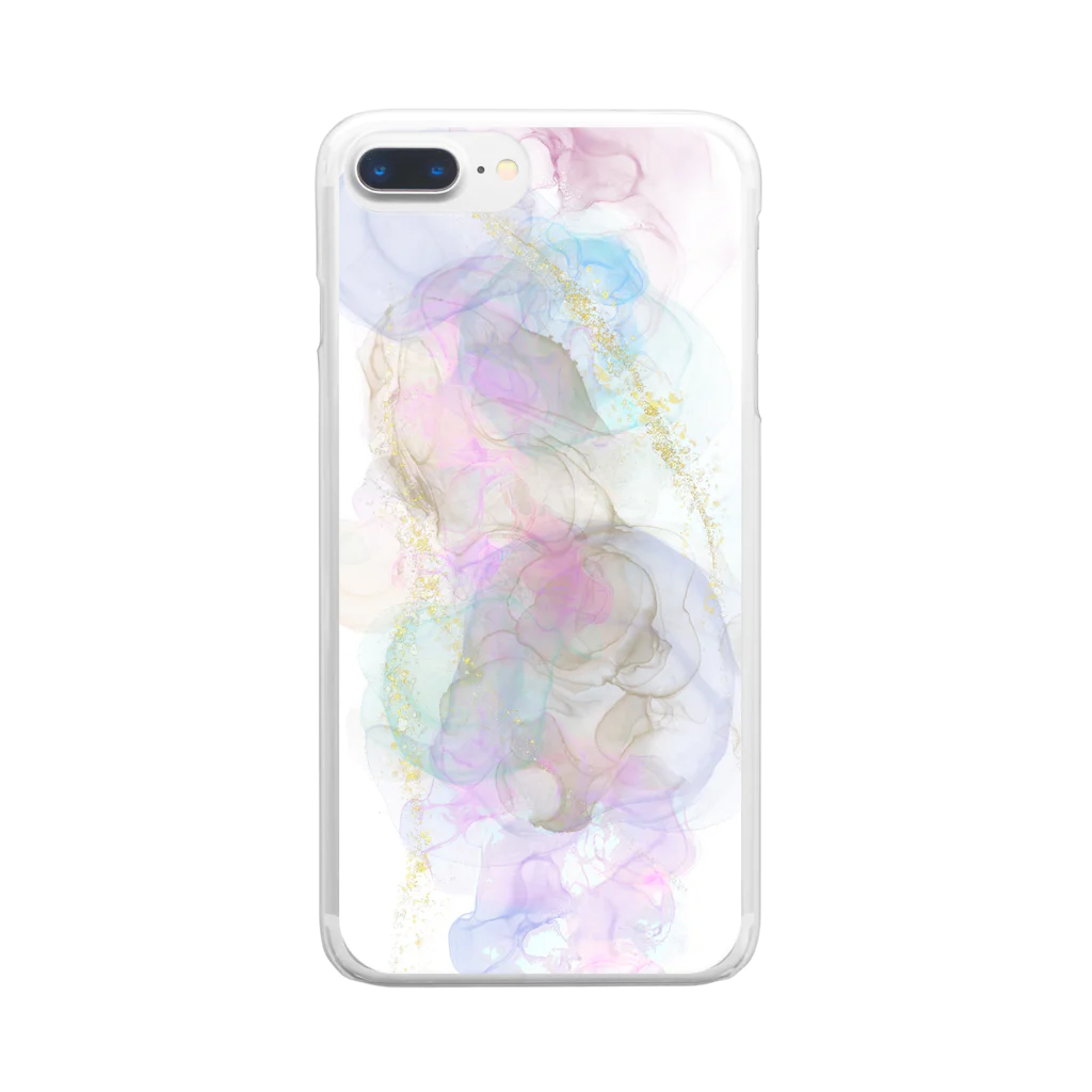 m_a_r_iのアルコールインクアート Clear Smartphone Case