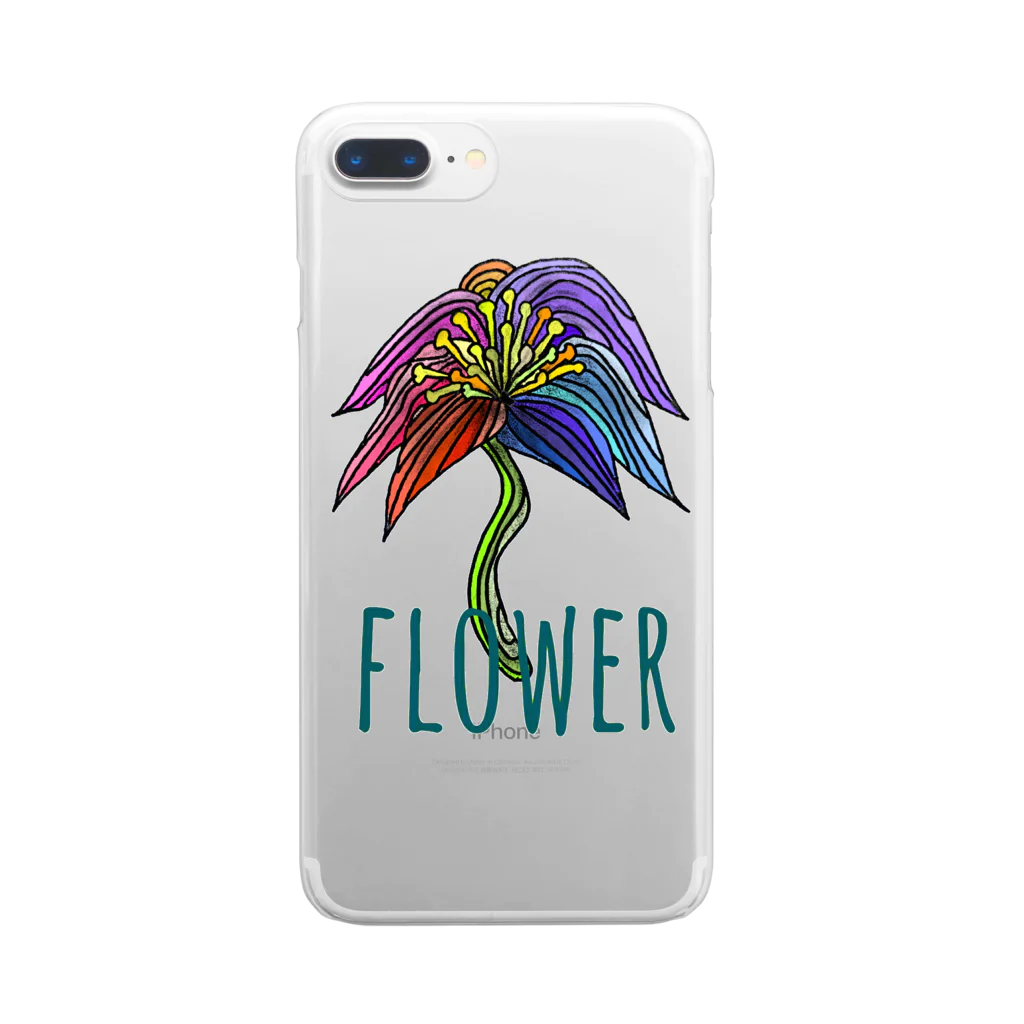 PARODUCTのFLOWER Clear Smartphone Case