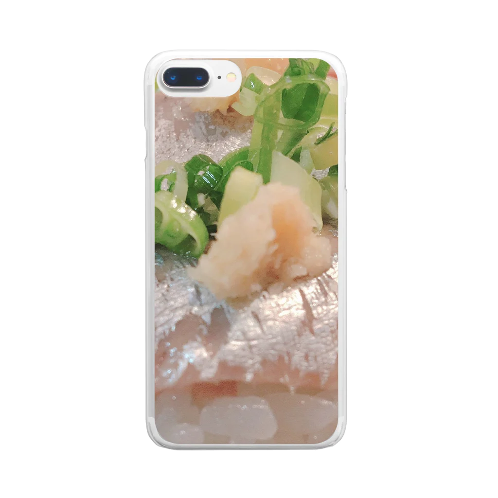 おばな カキのキラキラ鯵♡♡ Clear Smartphone Case