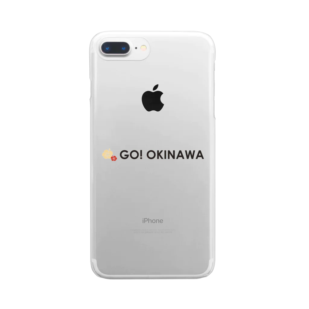 GO! OKINAWA｜沖縄のイベント＆スポットを発信中！のGO! OKINAWA オフィシャルロゴグッズ クリアスマホケース