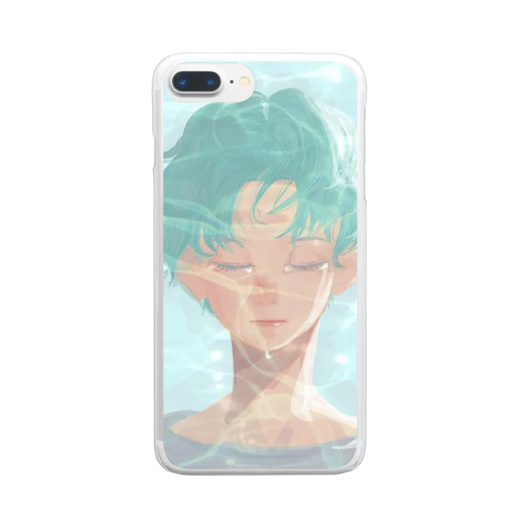 kinu.のナミダ Clear Smartphone Case