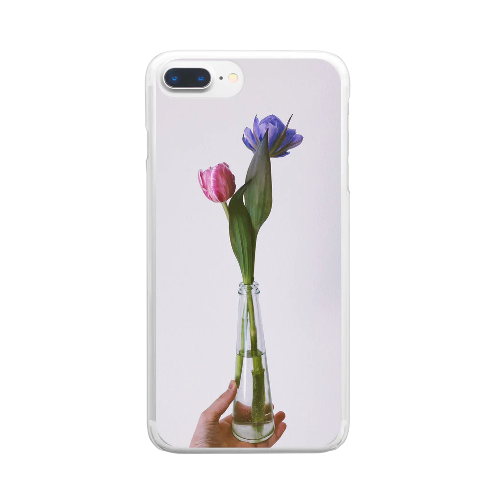 なかさわのTULIP Clear Smartphone Case