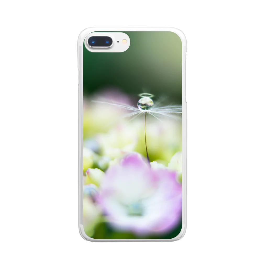 PhotoAtelier Aileのangel of hydrangea 170603 Clear Smartphone Case