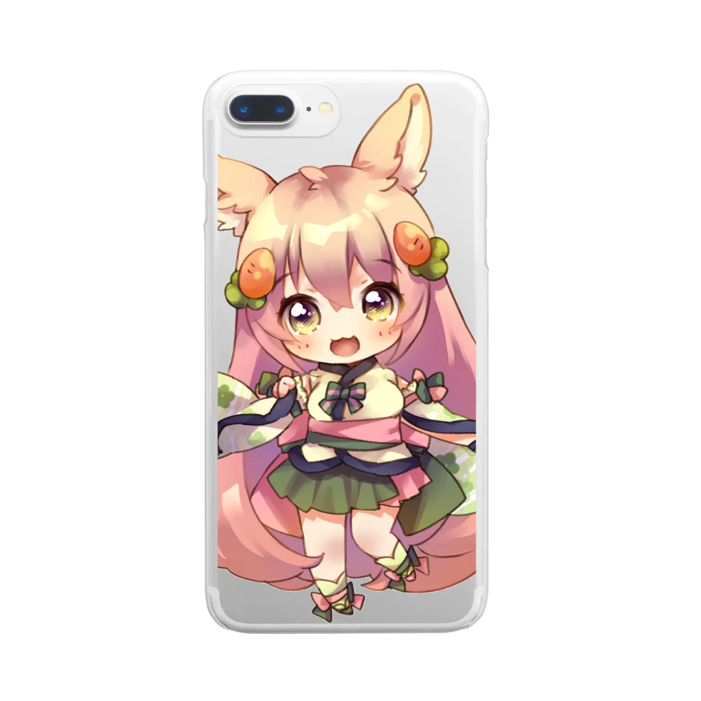 desartのちび宇佐美みこちゃん Clear Smartphone Case