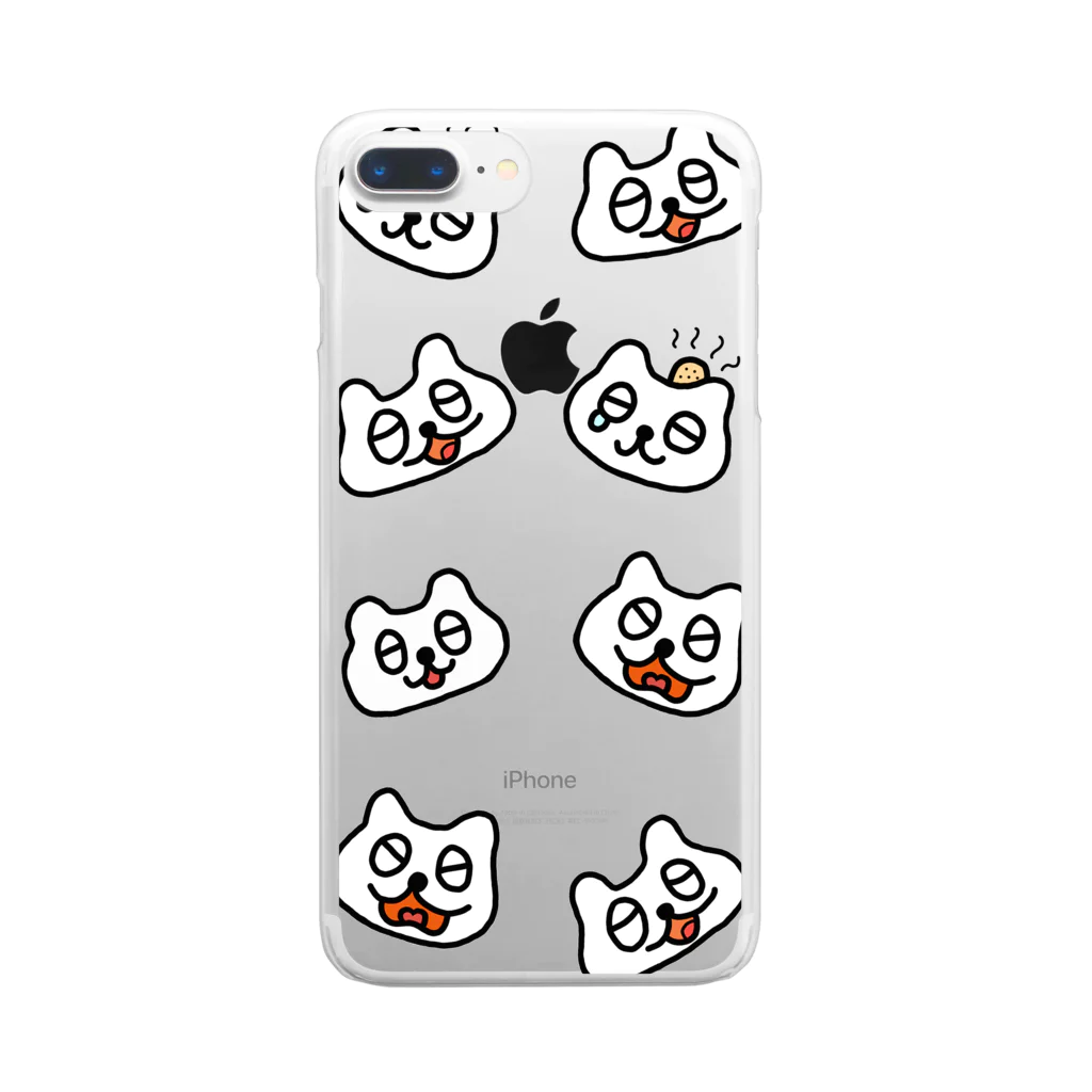 maco-necoのねこちゃんズ Clear Smartphone Case