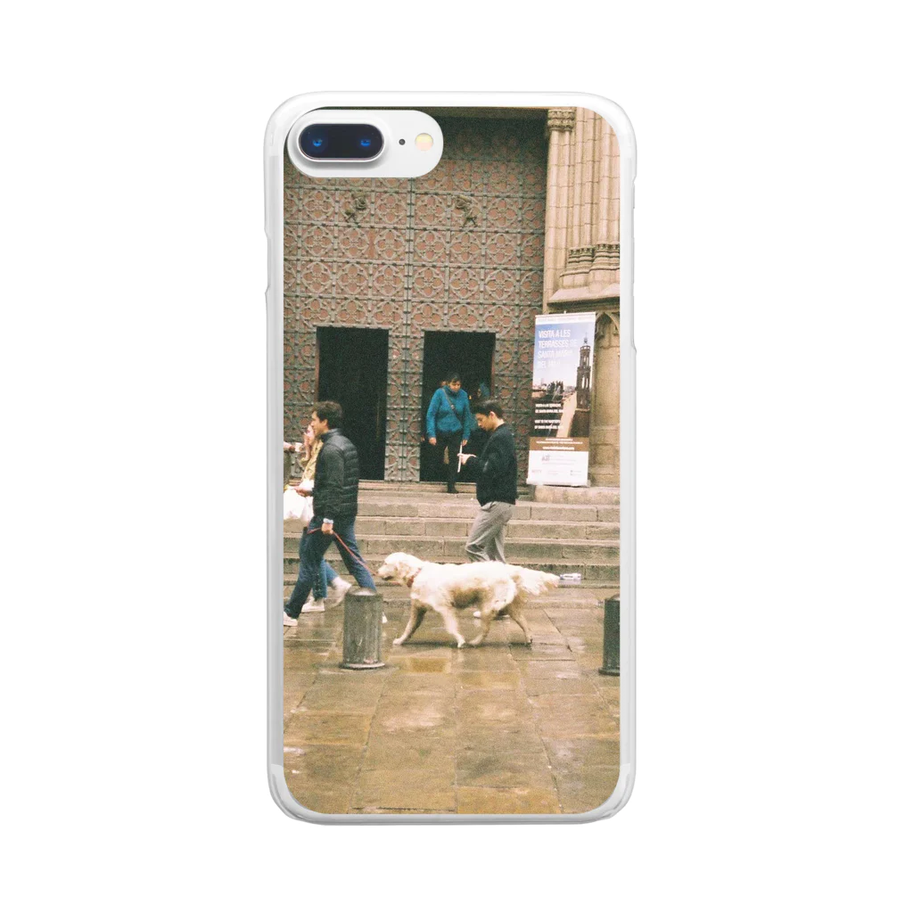 asagiiro no toshokanのGolden retriever Clear Smartphone Case