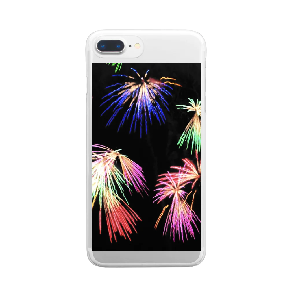 Ky屋のHANABI Clear Smartphone Case