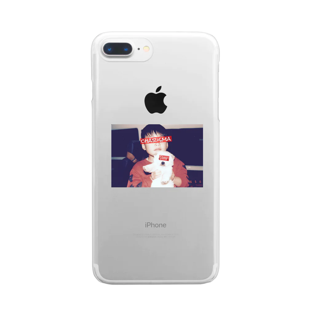 charisma_oyamaのCharisma Dog Clear Smartphone Case