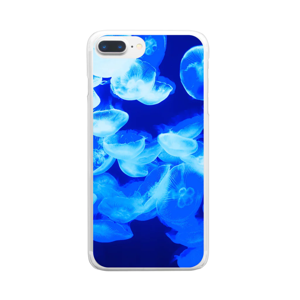 ☆きゅんくん☆の癒しのクラゲちゃん Clear Smartphone Case