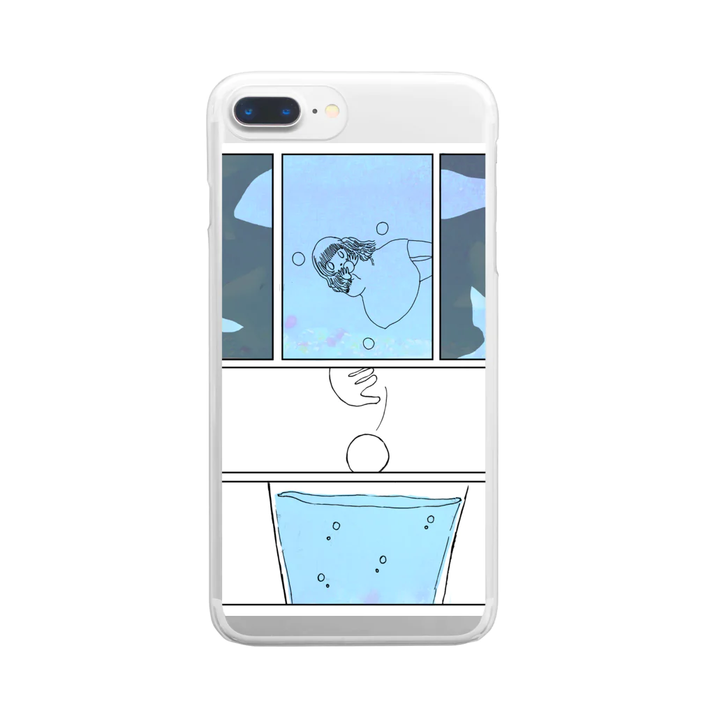 佐藤撫子のloop.water Clear Smartphone Case