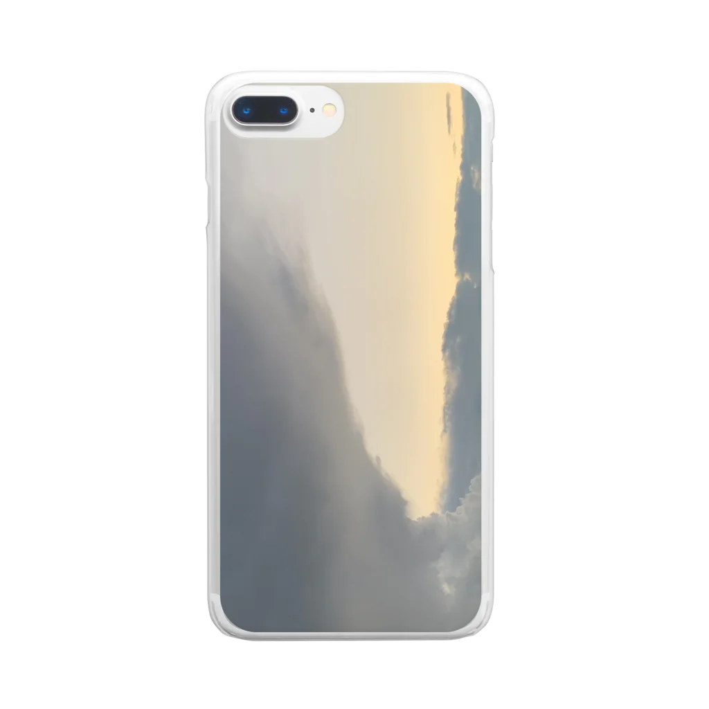 katikatiyamanzのきれいな雲 Clear Smartphone Case