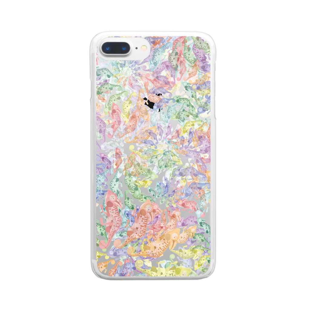 RIE-ikedaのカメレオン　COLOR WHEEL  全面 Clear Smartphone Case