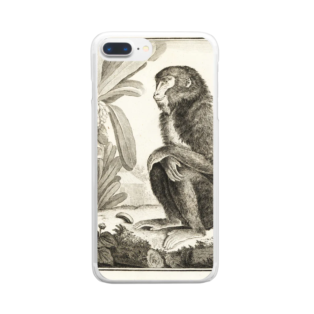 J. Jeffery Print Galleryのサル Clear Smartphone Case