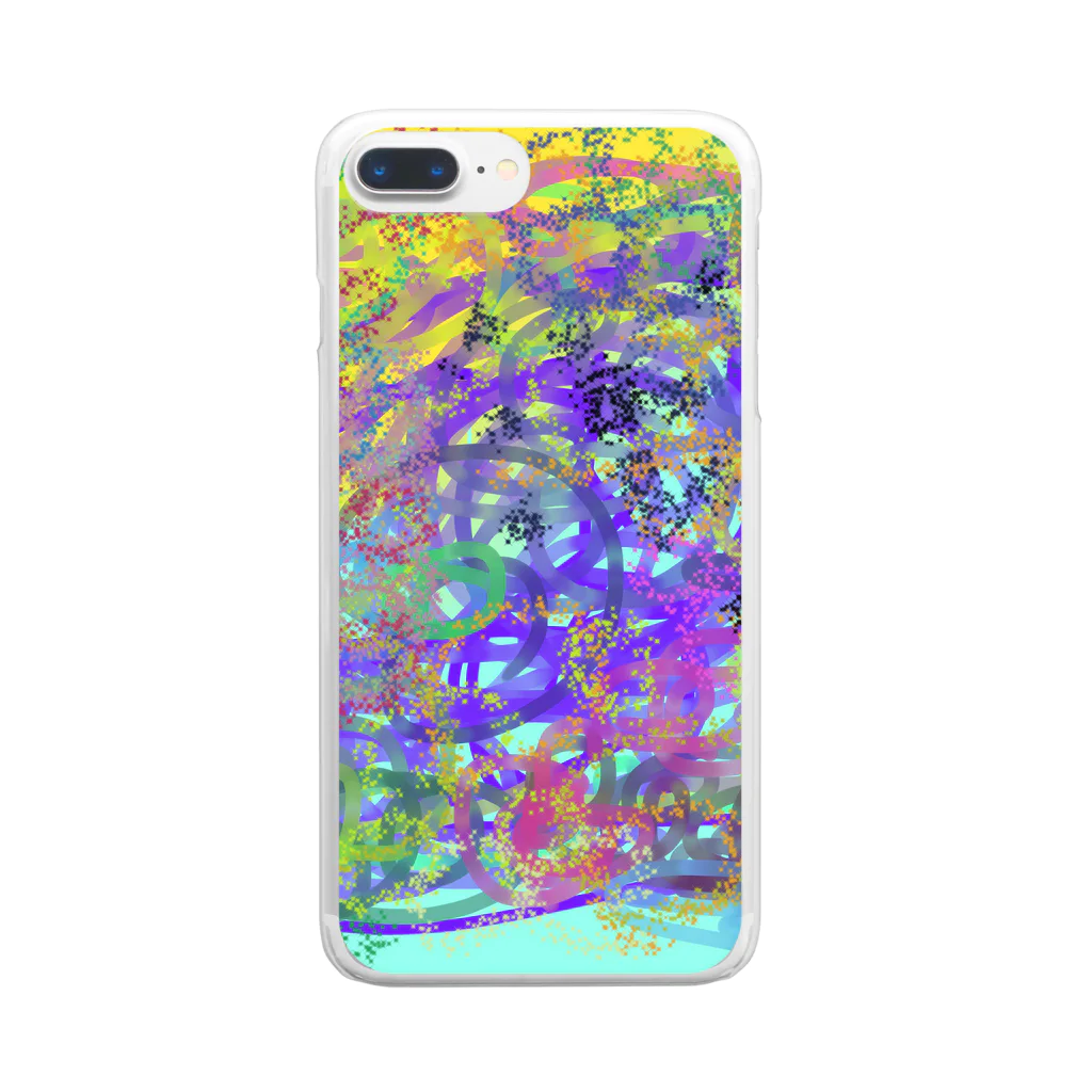 Cyobi の店のcolorful2 Clear Smartphone Case