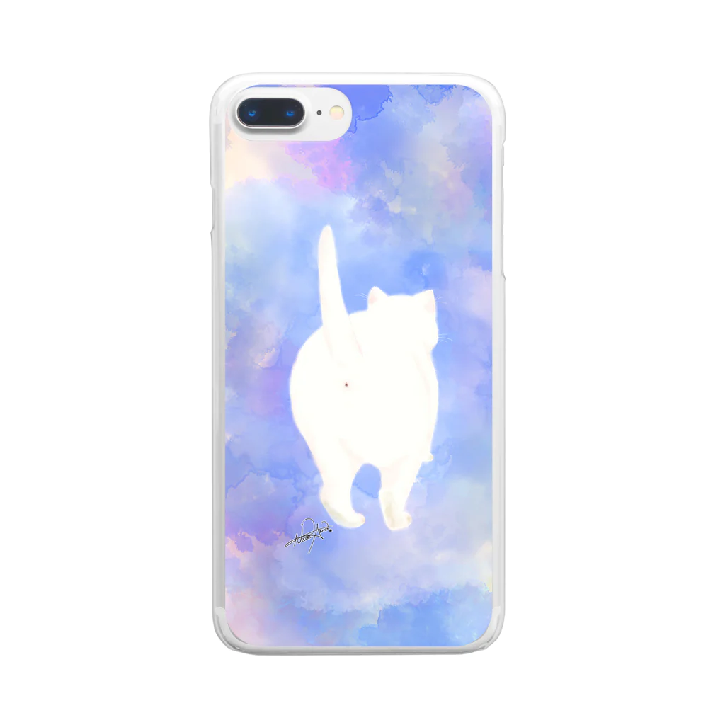 ねここあんな。shopのへい猫のおしり Clear Smartphone Case