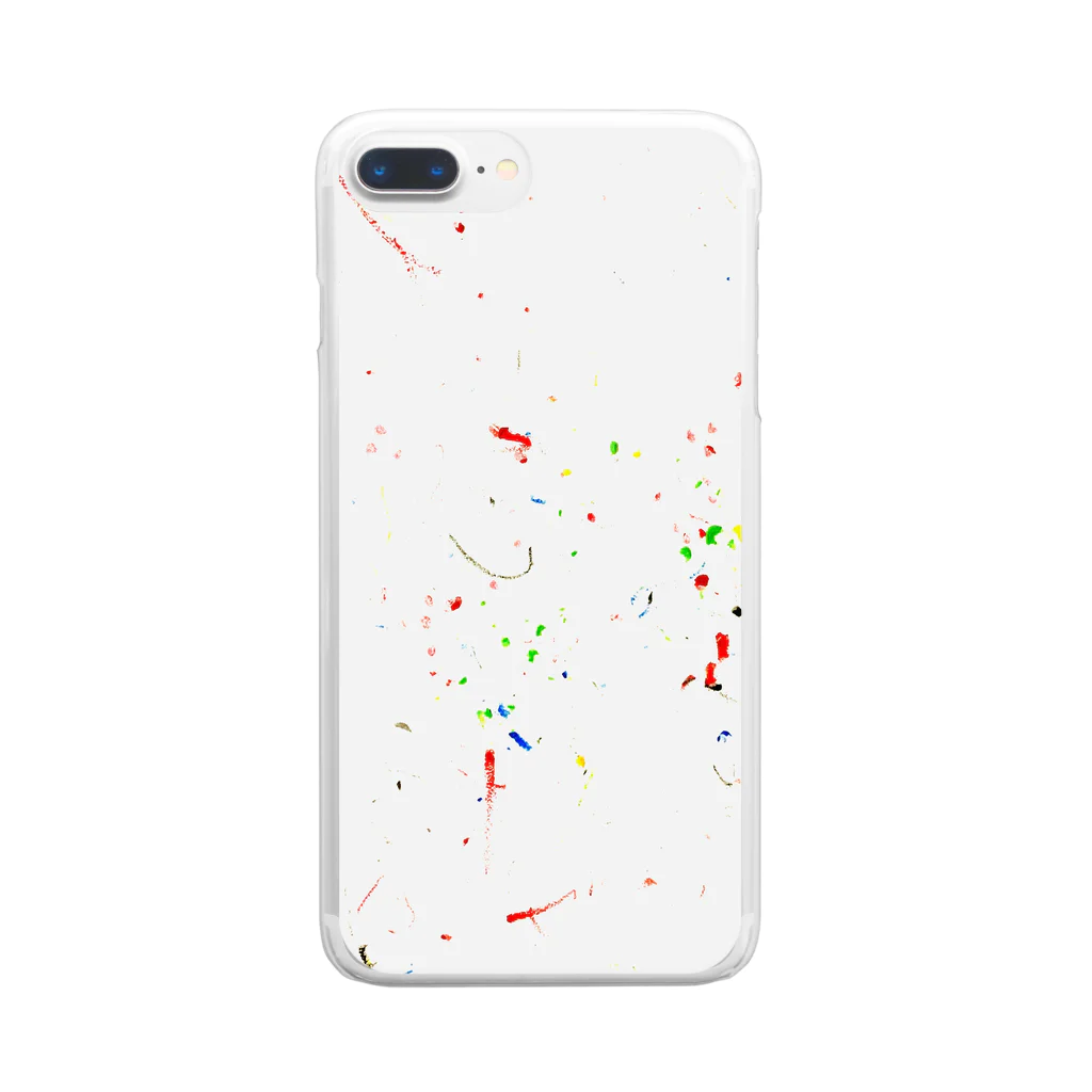 porter bonheurのはじめての絵 Clear Smartphone Case