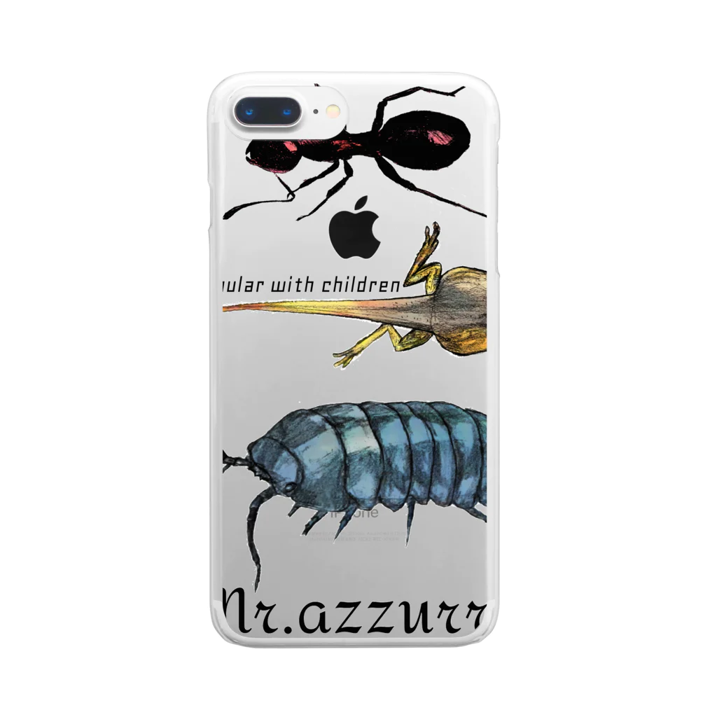 Mr.azzurroのPopular with children Clear Smartphone Case