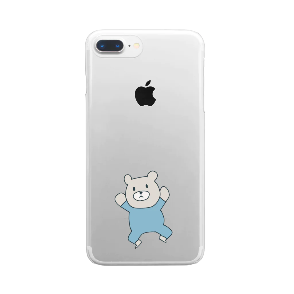 餅々のBaby Bear Clear Smartphone Case