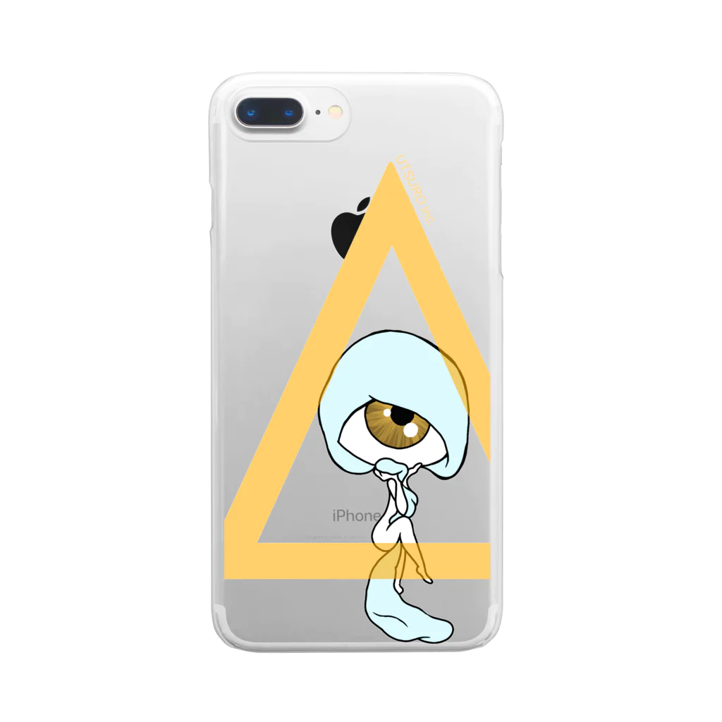 UTSURO inc.のうつろちゃん（水色） Clear Smartphone Case