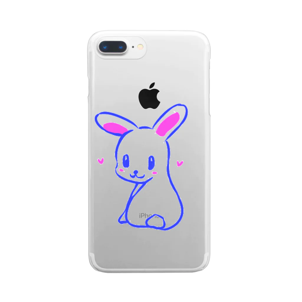 呉羽　ユミのうさぎ Clear Smartphone Case