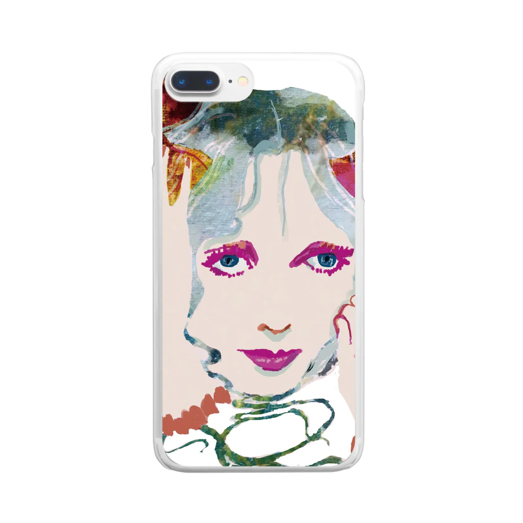 ishidakanakoのmonster Clear Smartphone Case