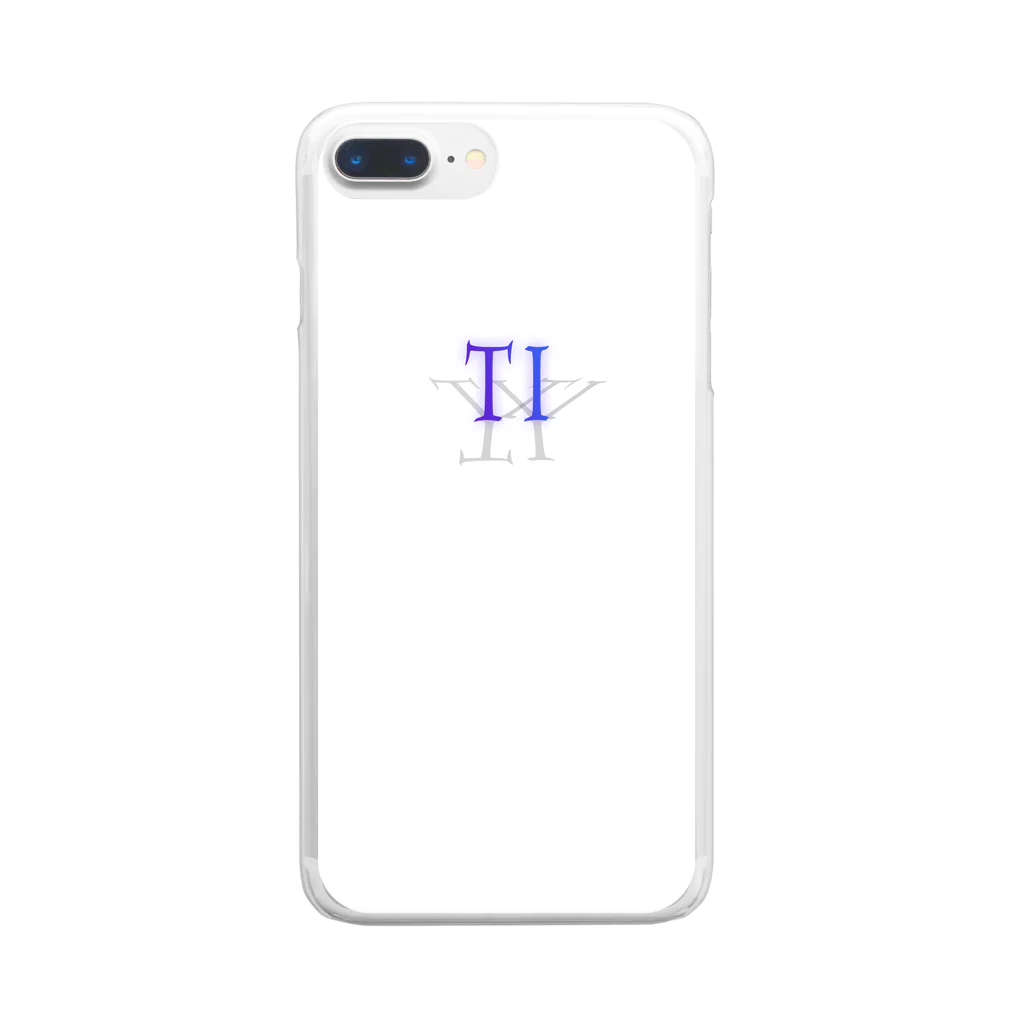 tomo@マシニングの鮮やかなチタンデザイン Clear Smartphone Case