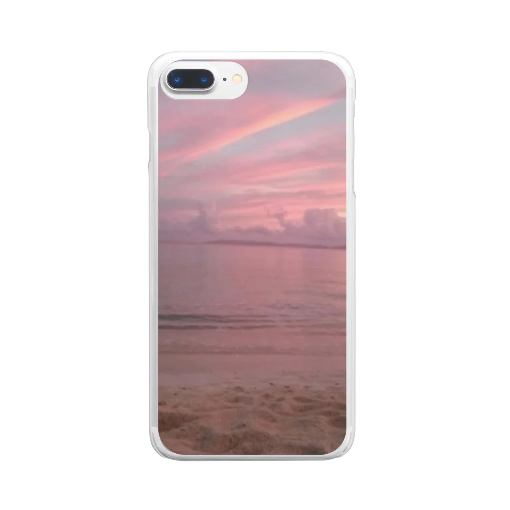 sky_oceanのlove ocean Clear Smartphone Case