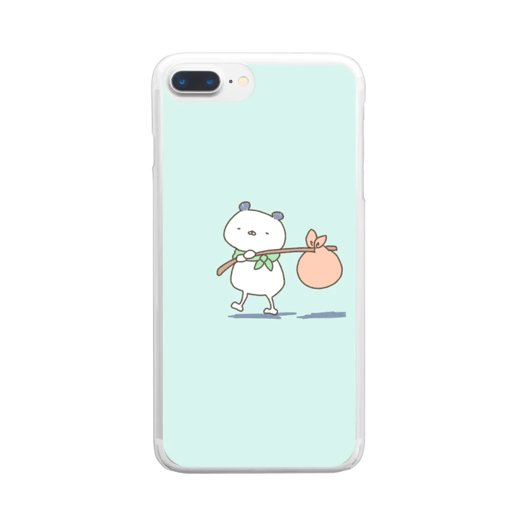 kou.roの旅パンダ Clear Smartphone Case