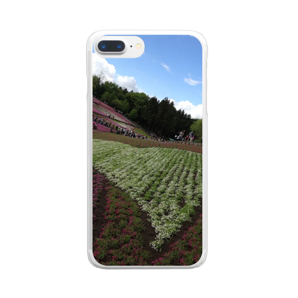 Takaminの秩父の芝桜 Clear Smartphone Case