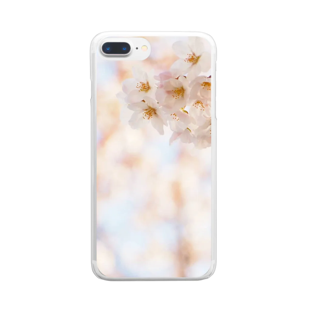 みさきの春桜 Clear Smartphone Case